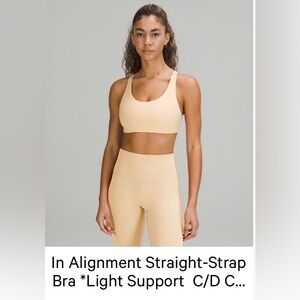 In Alignment Straight-Strap Bra *Light Support C/D Cup